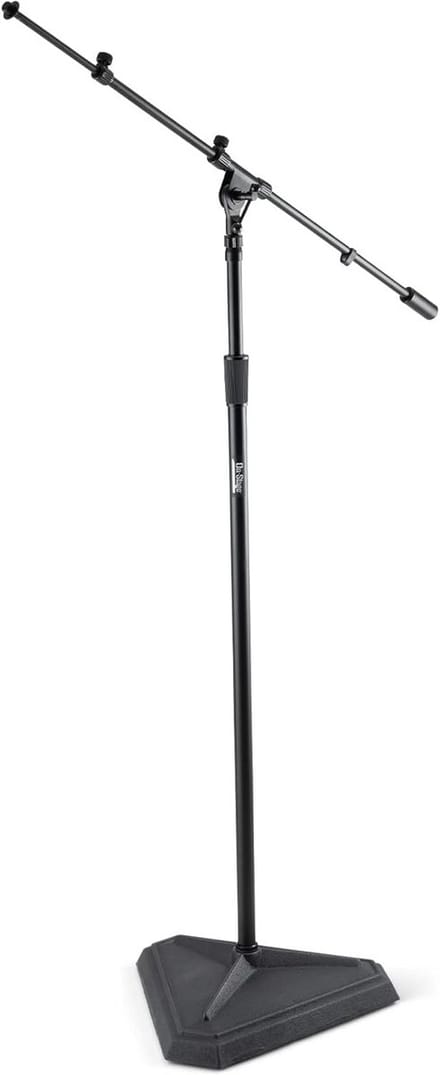 Microfoonstandaard Studio - Opname Statief - Professionele Opnames - Verstelbare Hoogte - 81 tot 124 cm - Zwart