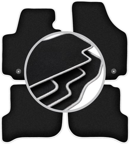 CARLUX-SILVER automatten voor: Seat Altea minivan (2004-08.2008)