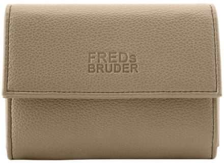 FREDsBRUDER portemonnee Bestie Wallet With Lock Taupe
