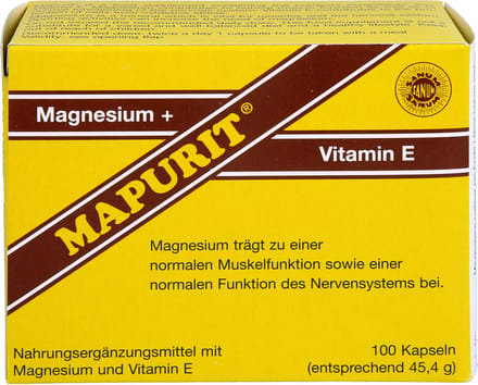 Mapurit - magnesium + Vit E
