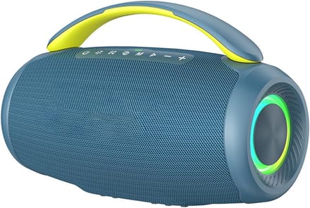 Draagbare Luidspreker - Krachtige Bas - Thuisfeest Buiten - RGB Verlichting - 31 x 21 x 17 cm - Blauw