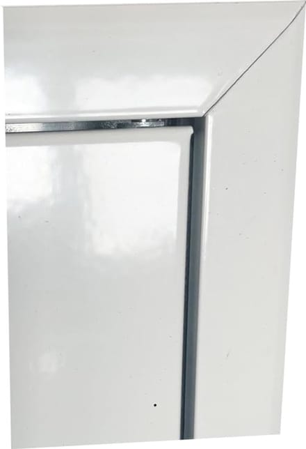 Inspectiedeur Z-profiel Muur Wit 600x1000mm Vierkant