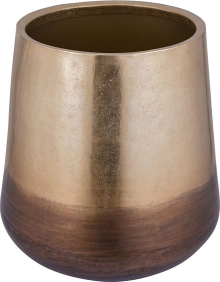 PTMD Nouska Bloempot - 57 x 57 x 59 cm - Aluminium - Goud