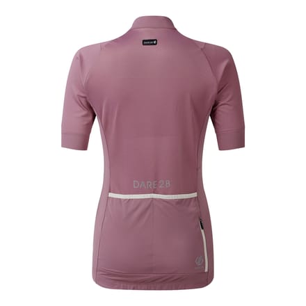 Dare 2B Dames/Dames Lightning Wielerjack met korte mouwen (Dusky orchidee)