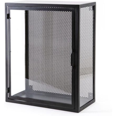 Furnilux Axel wandkast - 50 x 40 cm - zwart