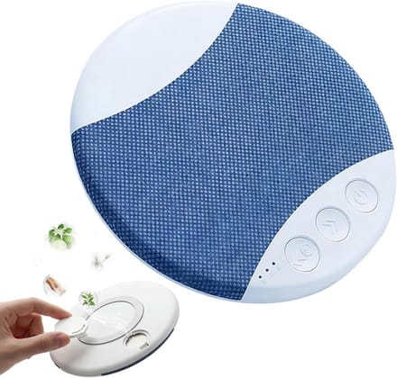 Slaap Luidspreker - Onder Kussen - Rustige Slaap - Witte Ruis - 10 cm breed - Grijs