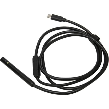 Endoscope sans fil à double objectif WiFi HD 2MP Caméra d'inspection Zoomable Mise au point IP67 Étanche Double 1m / 3.3ft black