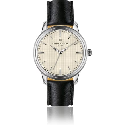 Lederen horloge Philipp Blanc Zurich