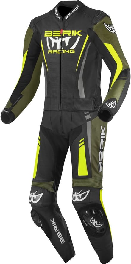 Berik Absolute GP2 Tweedelig motorfiets lederen pak -