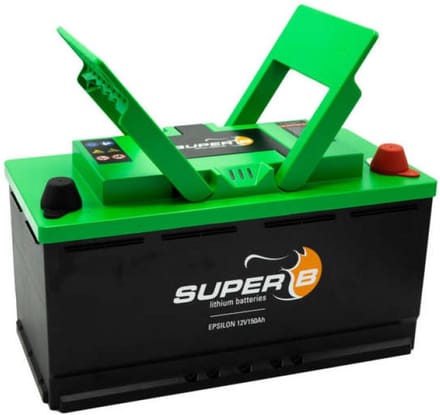 Super B Epsilon 12V 150Ah – Lithium camper accu – LiFePO4 – Bluetooth BMS – AGM vervanger