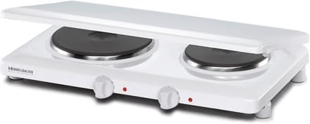 Dubbele Kookplaat - Elektrische Kookplaat - Extra Koken - Traploze Temperatuurregeling - 335 x 51 cm - Wit