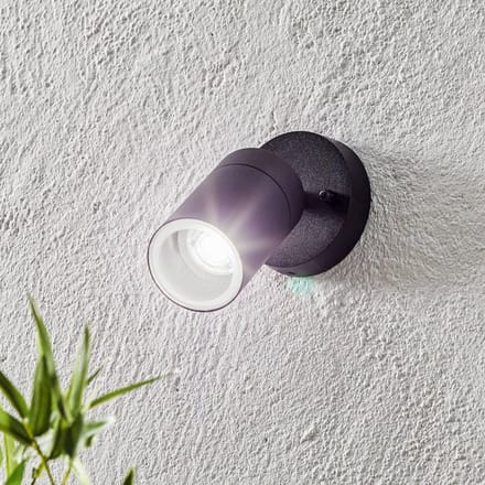 Konstsmide Modena Spot 7598-750 Buitenlamp (wand) Spaarlamp, LED GU10 7 W Zwart