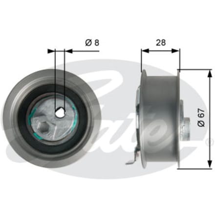Spanpoelie, PowerGrip distributieriem GATES T43237