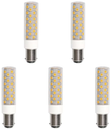SPL Ba15d LED Lamp 6W - Neutraal Wit - 840lm - LED Buislamp T18 - 5 Stuks