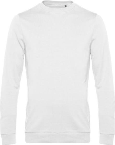 B&C Heren in sweatshirt (Wit)