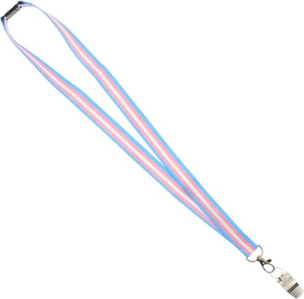 Zac's Alter Ego Sleutelkoord/Lanyard Transgender met fluitje Multicolours
