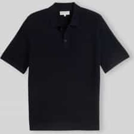 Tom Tailor - Gebreid poloshirt van katoen - Maat S - sky captain blue