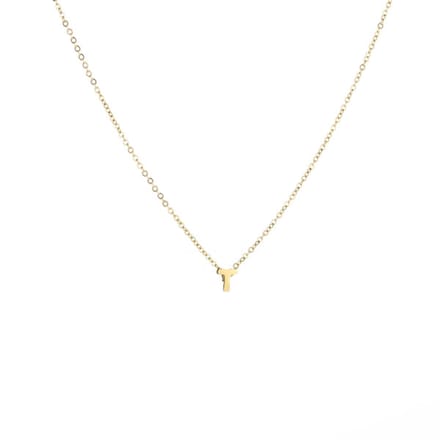 Letter-Ketting-T-Goud