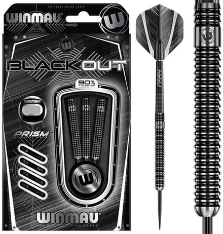 Winmau Blackout 1 90% 28 gram - Dartpijlen