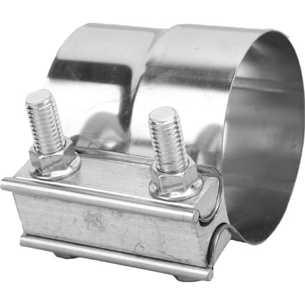 3in Uitlaatbandklem Overlappende verbinding RVS Koppeling voor Demper Downpipe Header Spruitstuk gray