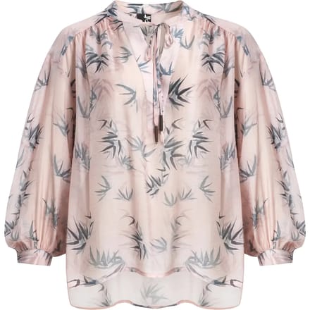 Blouse met lange mouwen met strikvrouw Mat Fashion