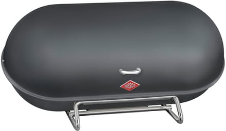 WESCO Breadboy Broodtrommel | 12 Liter | Metaal - Mat grafiet | Broodbewaardoos