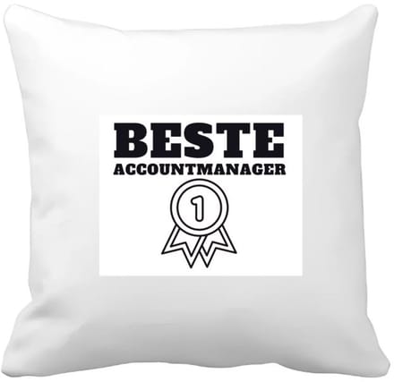 Akyol - beste accountmanager Kussen hoes - Beste accountmanager - collega - welkom - afscheid - 40 bij 40 cm