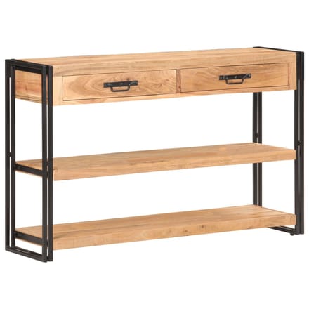 vidaXL - Dressoir - 120x30x75 - cm - massief - acaciahout
