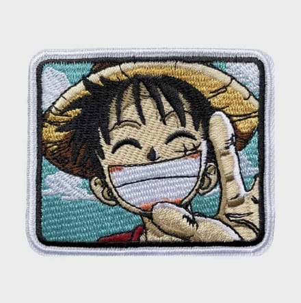 Patchy® – One Piece Strijkpatch - Strijkapplicatie - Strijkembleem - Badge - Patches (WOP)