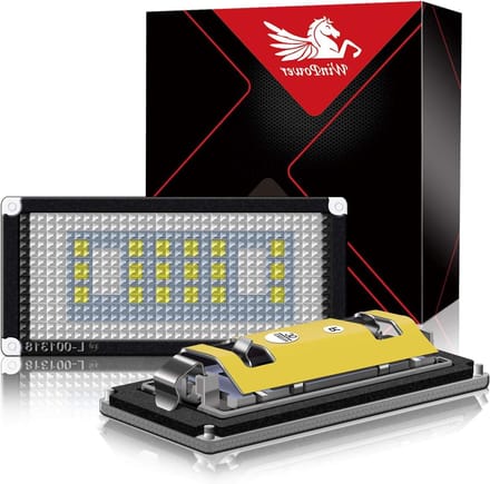 Kentekenplaatverlichting LED - Nummerplaatlamp Xenon Wit - Auto Verlichting - 18 SMD LED's - 2 stuks - Koel Wit