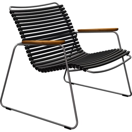 HOUE CLICK Ruime loungestoel - zwart