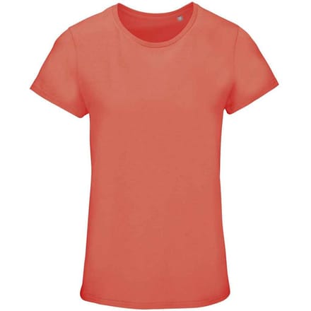 SOLS Dames/dames Crusader Organisch T-shirt (Pop Oranje)