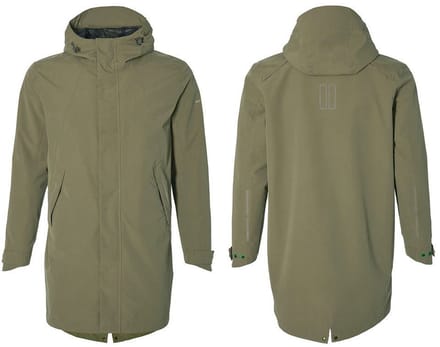 Basil Mosse Parka Regenjas Heren - Groen - Maat XXL