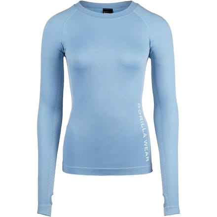 Gorilla Wear Selah Seamless Long Sleeve - Lichtblauw - M/L