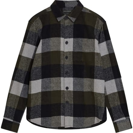 French Connection Heavy Large Check Overshirt Khaki Größe: M | Casual hemden Outlet | Herren | Braun