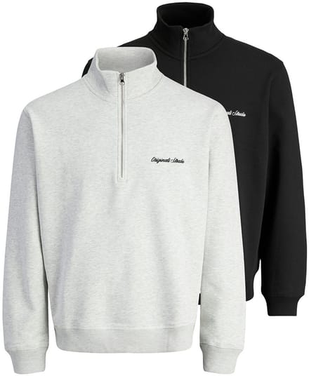 Jack & Jones Heren sweattroyer 2 pack Norrebro