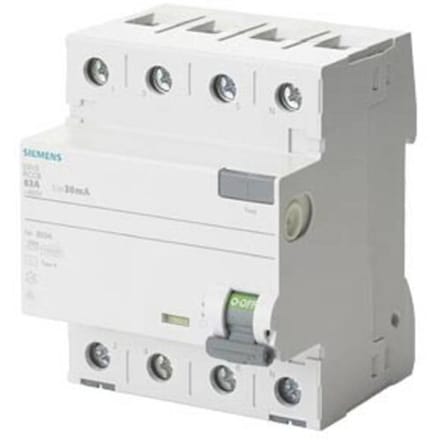 Siemens 5SV33443 5SV3344-3 Aardlekschakelaar F 40 A 0.03 A 400 V