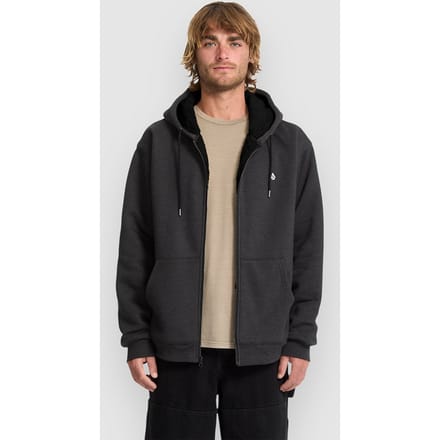 Volcom Single Stone Lined Zip Hoodie zwart