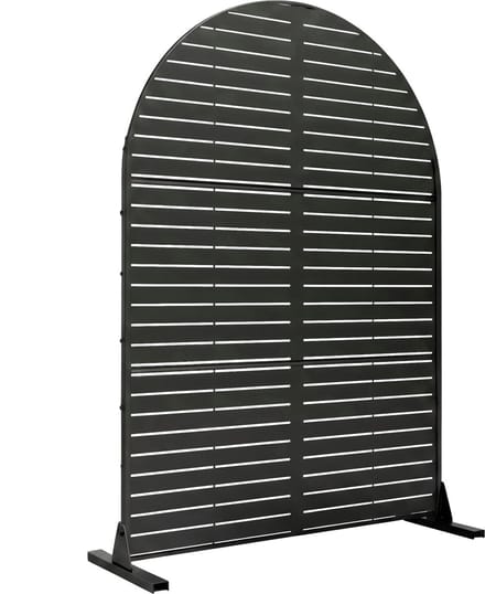 Tuinscherm Nodepp privacyscherm 180x90x40 cm zwart casa.pro