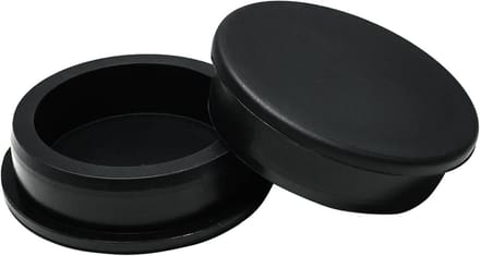 Rubberen Gatpluggen - Afsluitdoppen T-Type - Gaten Afwerken - Flexibel Siliconenrubber - 576 mm - Zwart