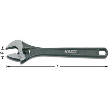 Hazet 279-4 279-4 Engelse sleutel Sleutelbreedte (metrisch) 17 mm