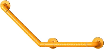 Badkamerbeugel - Veiligheidsbeugel Douche - Valpreventie Thuis - Lichtgevende Cirkels - 40cm - Geel