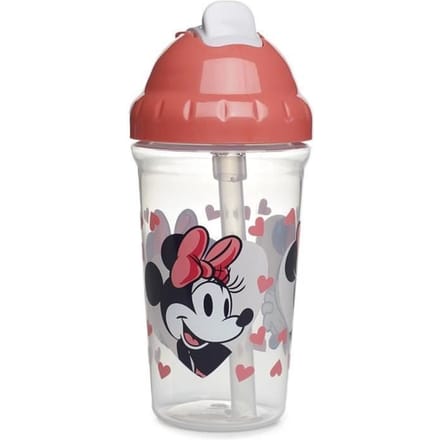 Tasse a paille - THERMOBABY - 295 ml - Anti-fuites - Clip - Minnie