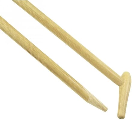 De Wit Schoffelsteel 140 cm x 28 mm met vaste hilt
