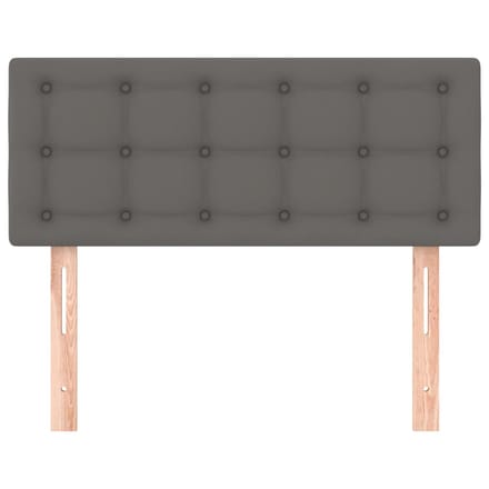 vidaXL - Hoofdbord - 80x5x78/88 - cm - kunstleer - grijs