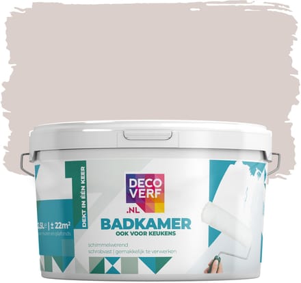 Decoverf badkamer verf beige, 2.5L