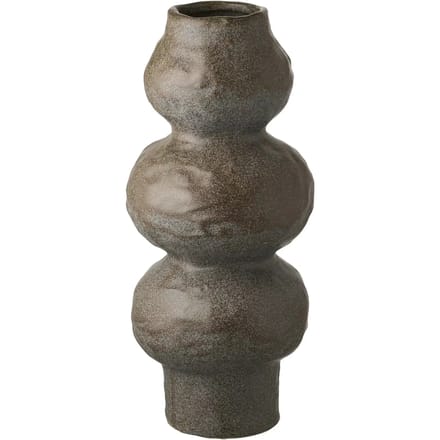 Sola vaas Ø14,5cm donkergrijs.