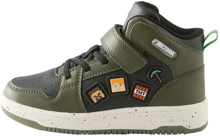 Next - Jongens - Hoge Minecraft sneakers - Groen