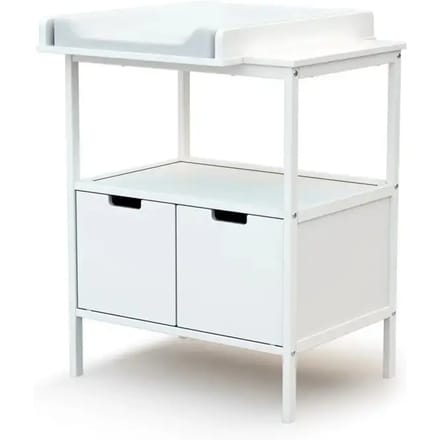 AT4 - 2-deurs omkleedunit NATUR in hout Wit