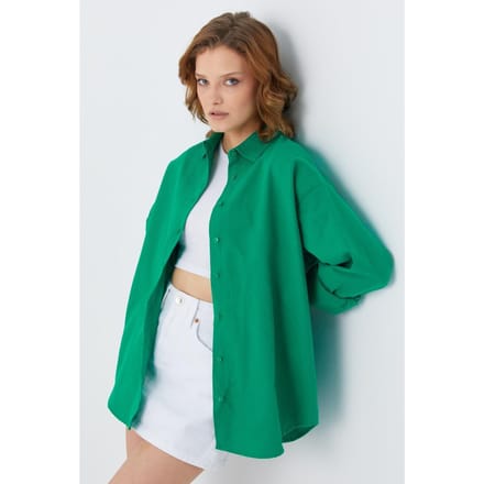 Oversized Popeline Shirt